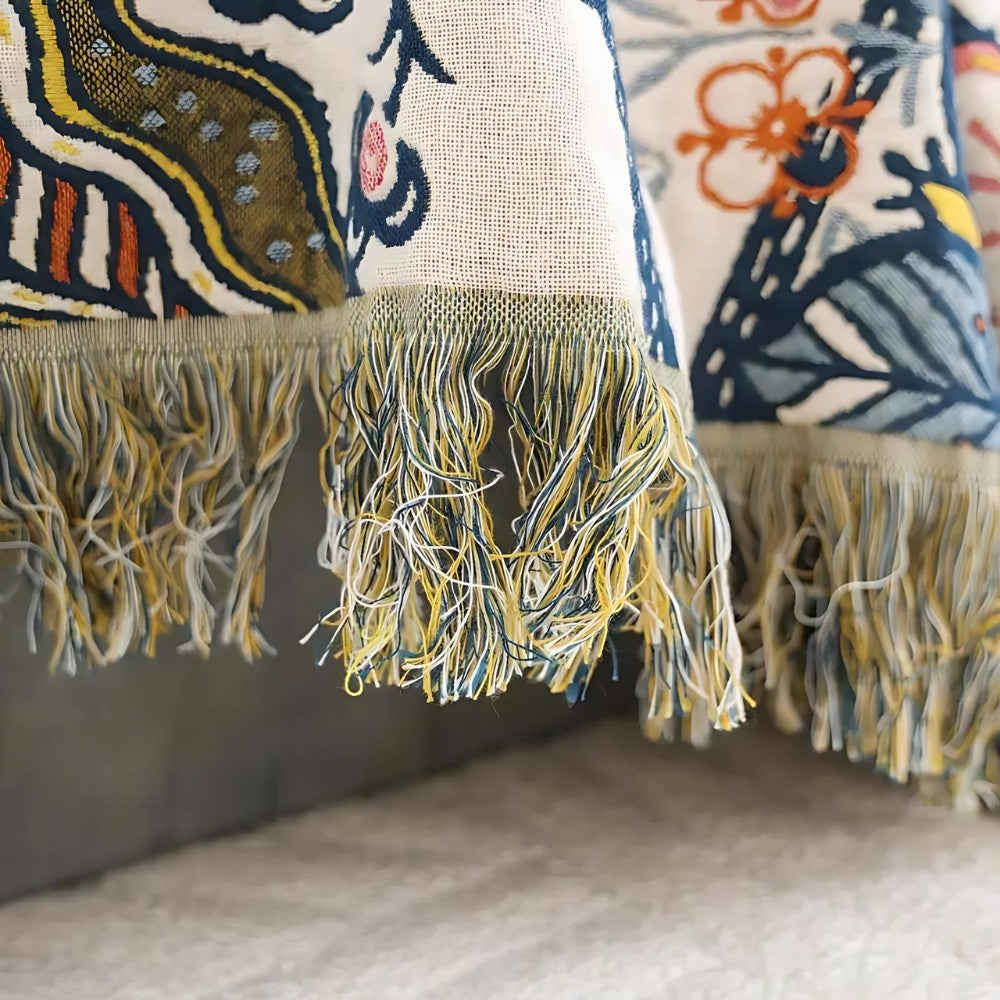 Eden Floral Reversible Throw Blanket
