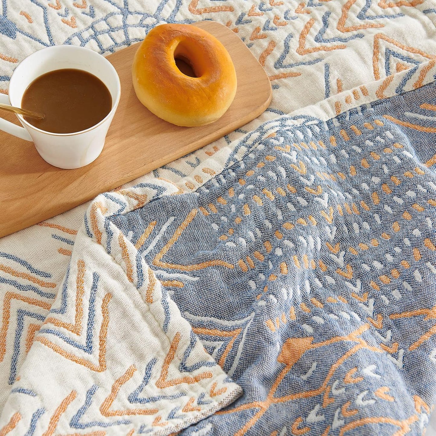 Indian Arrow Reversible Cotton Sofa Throw